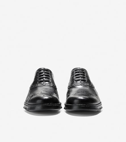 Cole Haan Sapato Oxford masculino Zerogrand Wing Ox Leather, Preto